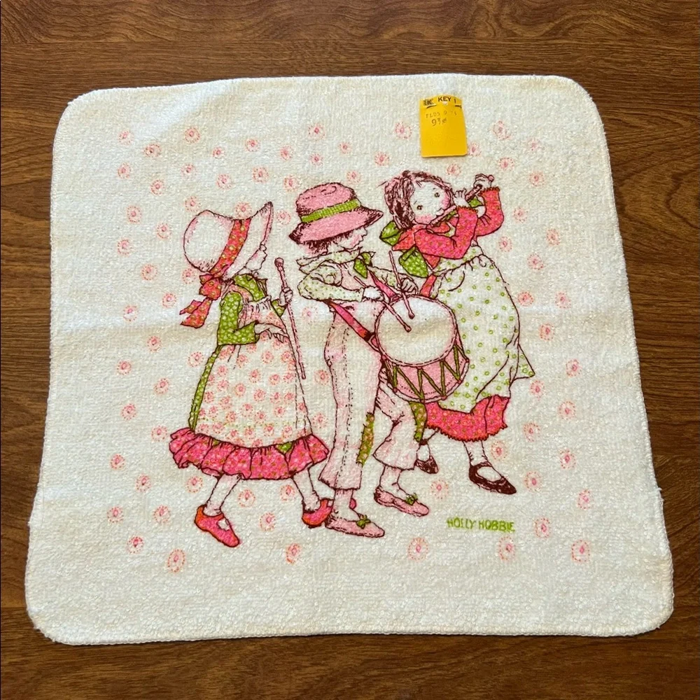 Holly Hobbie Vintage New Old Stock One Wash Cloth Washcloth Friends Music Band B